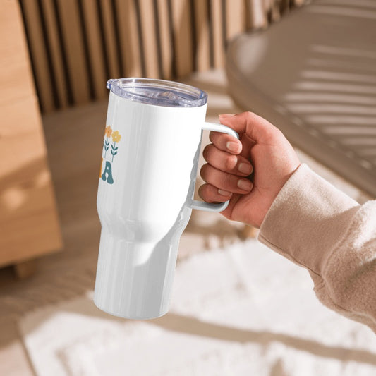 MaMa Travel mug with a handle