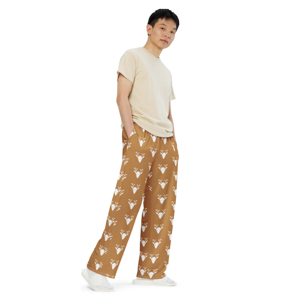 Rain deer unisex wide-leg pants