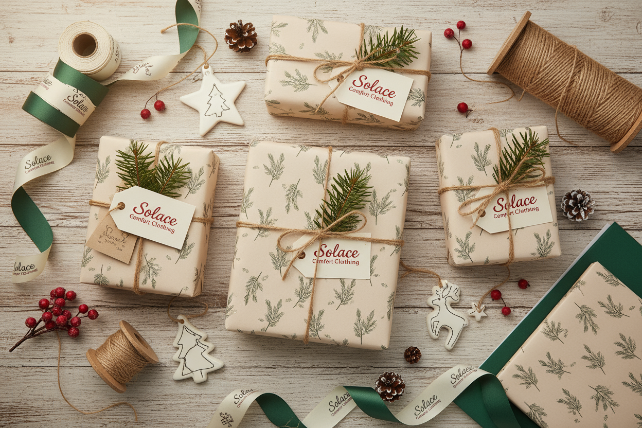 Christmas Gift Wrap & Ornaments Collection