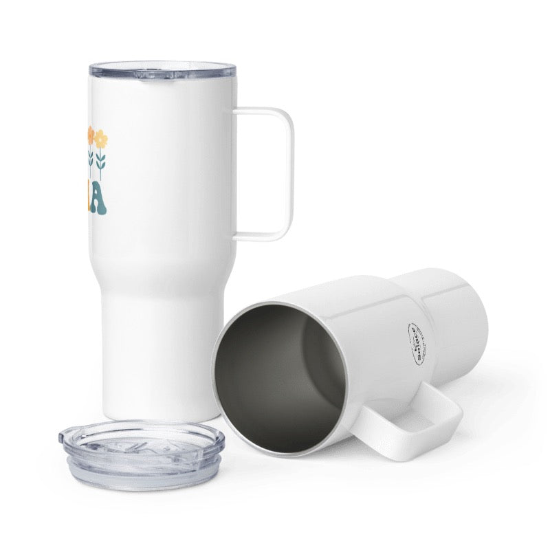 MaMa Travel mug with a handle