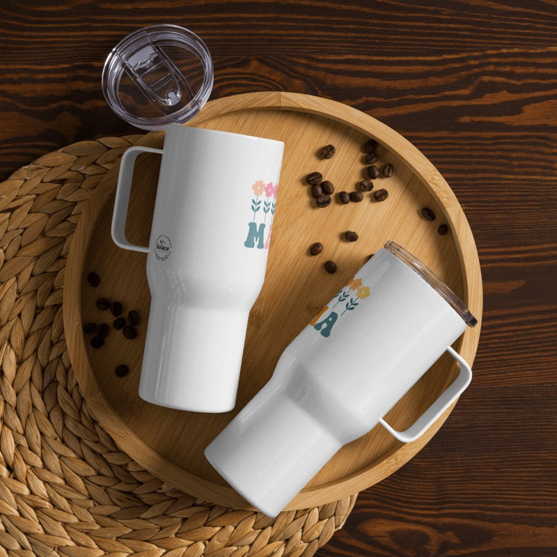 MaMa Travel mug with a handle