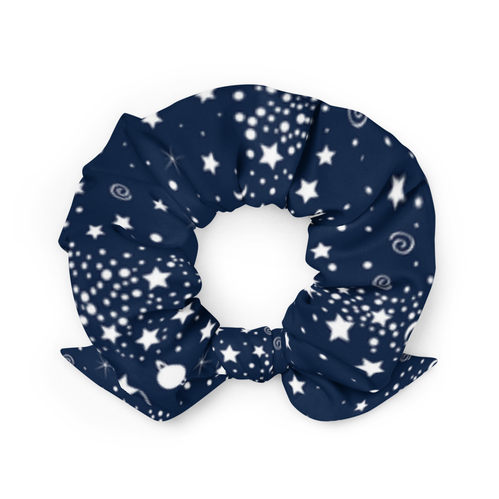 Into the Stars Recycled Scrunchie