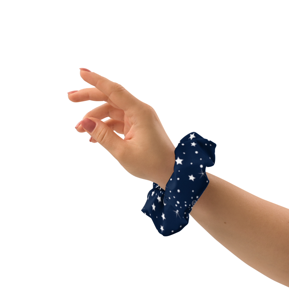 Into the Stars Recycled Scrunchie