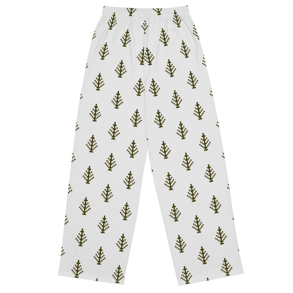 Holiday Tree unisex wide-leg pants