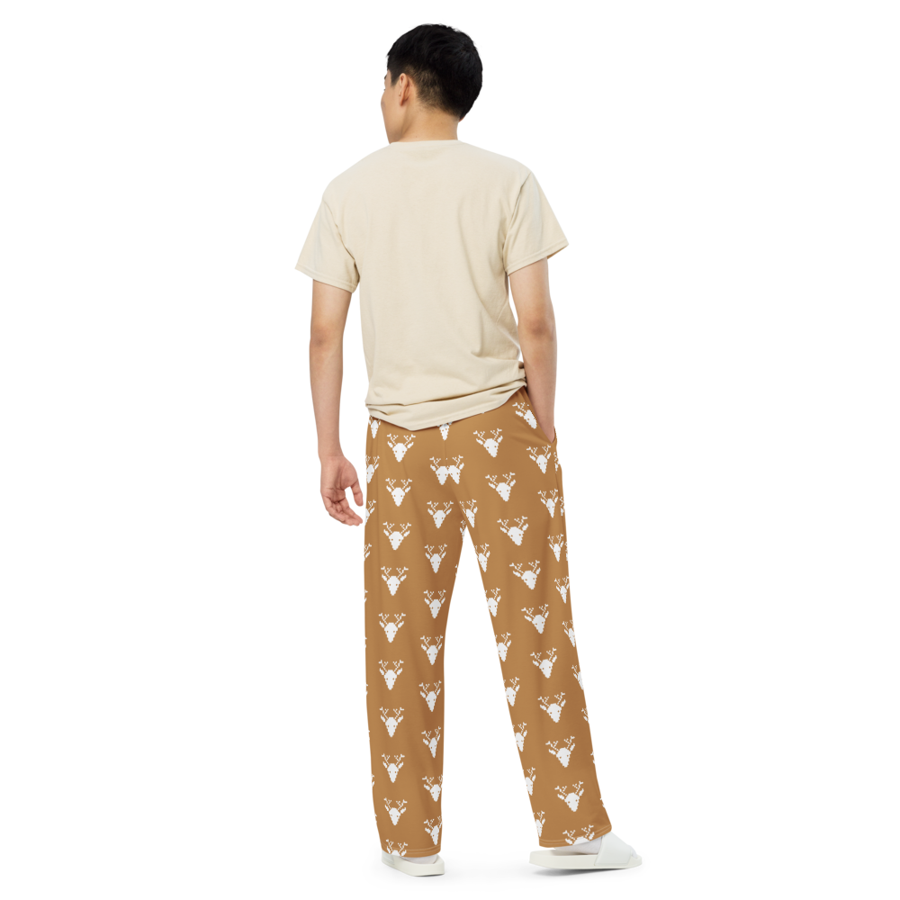 Rain deer unisex wide-leg pants