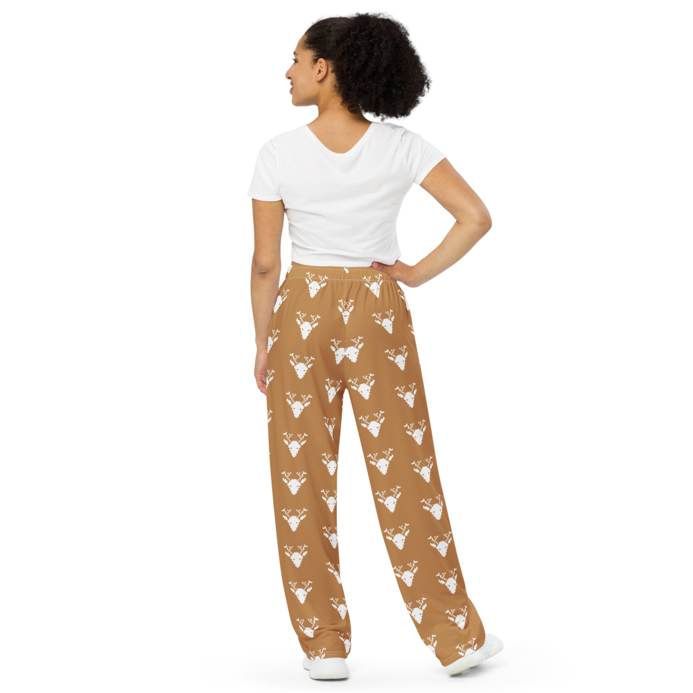 Rain deer unisex wide-leg pants
