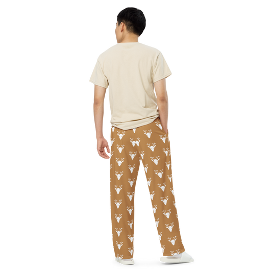 Rain deer unisex wide-leg pants