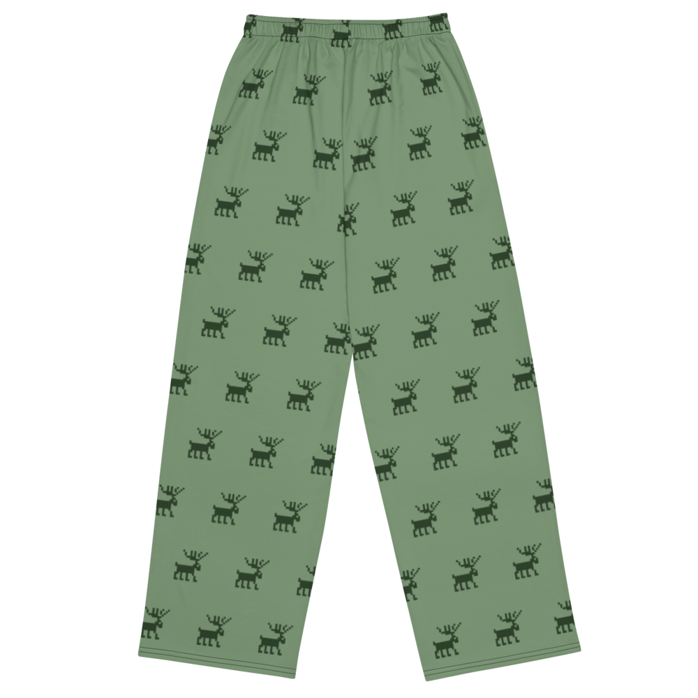 Rain Deer  unisex wide-leg pants