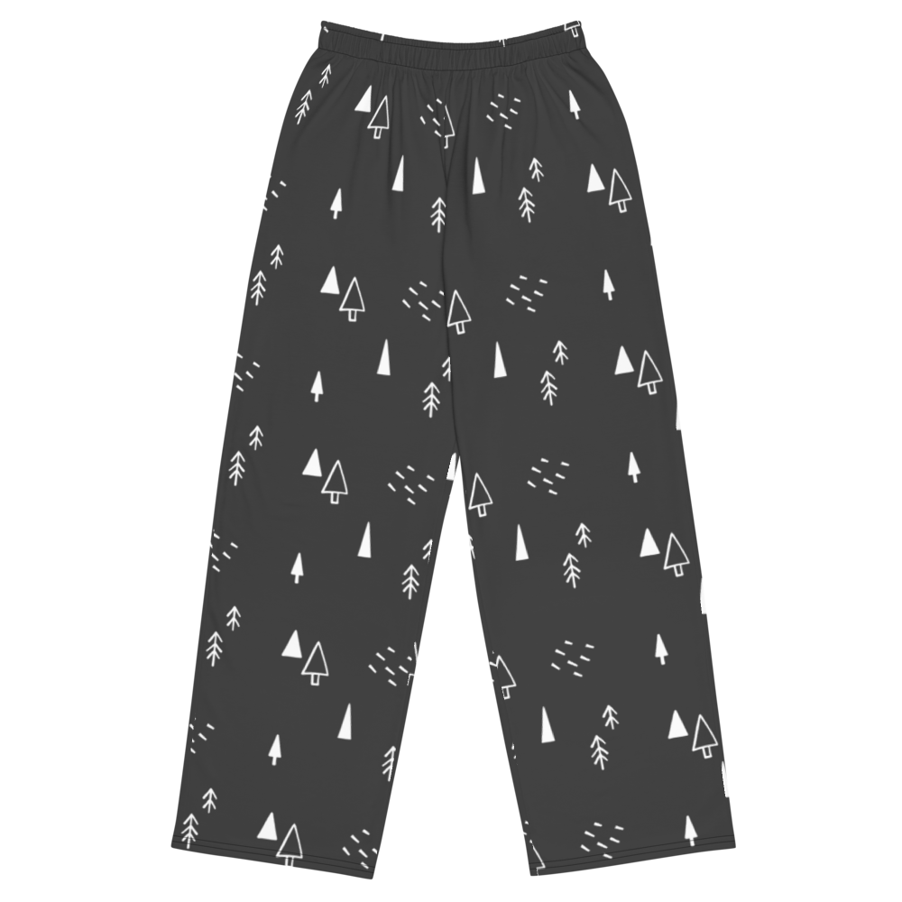 Festive Trees  unisex wide-leg pants
