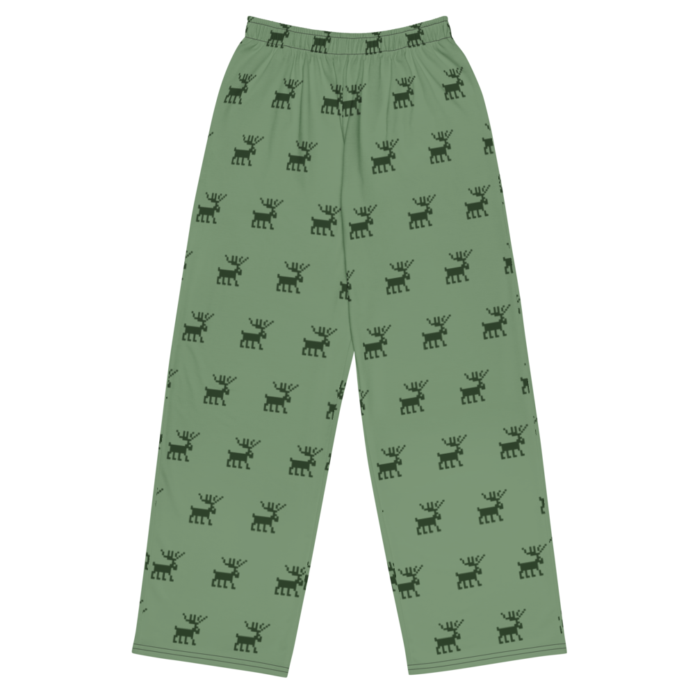 Rain Deer  unisex wide-leg pants
