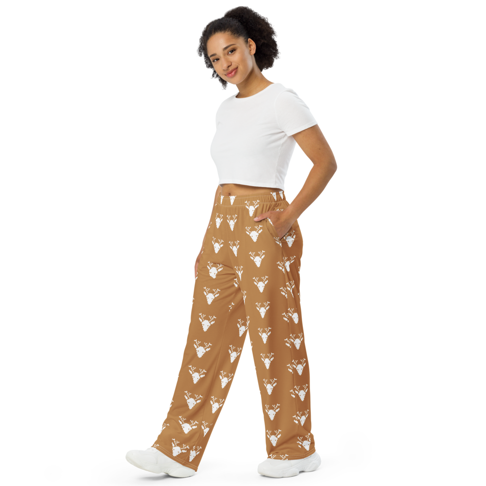 Rain deer unisex wide-leg pants
