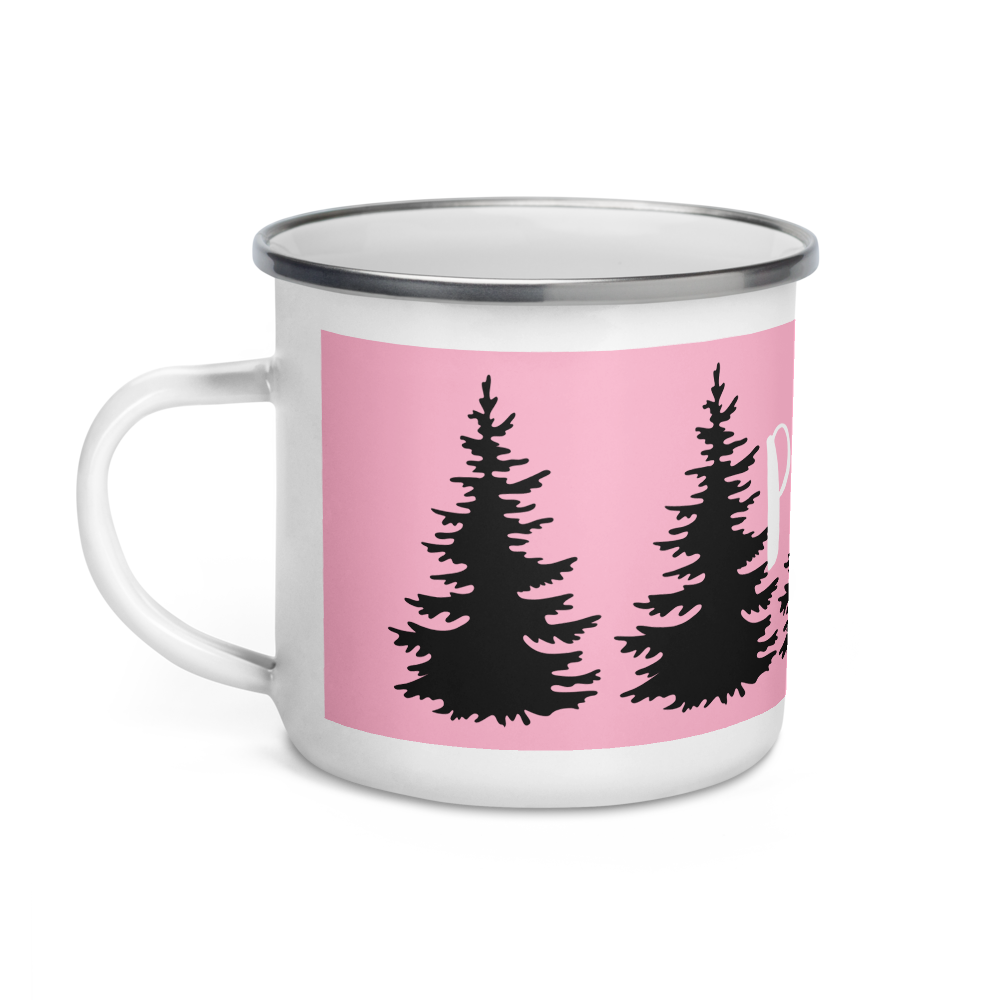 PNW Camping Enamel Mug