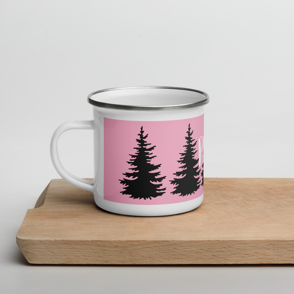 PNW Camping Enamel Mug