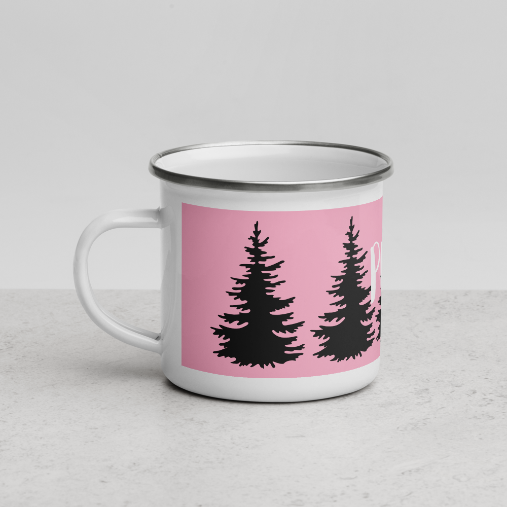 PNW Camping Enamel Mug