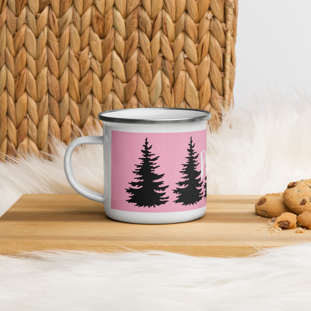PNW Camping Enamel Mug