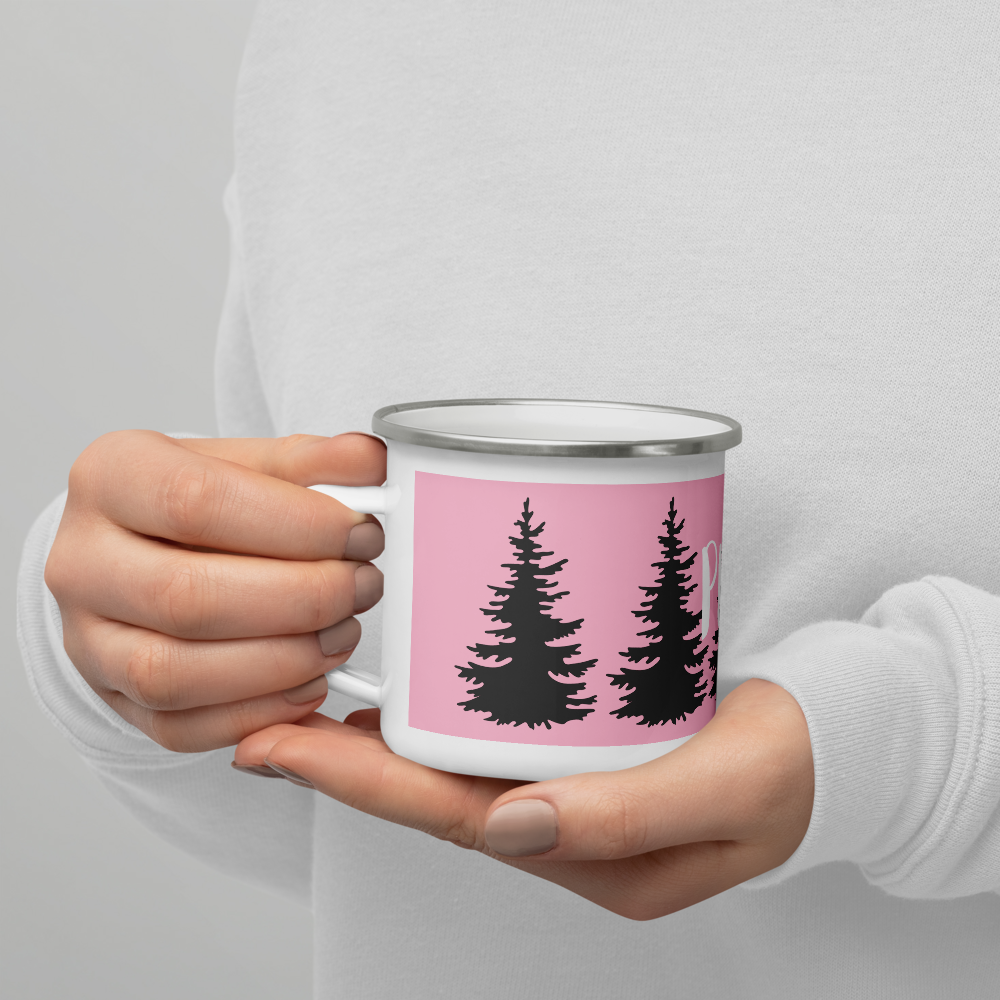 PNW Camping Enamel Mug