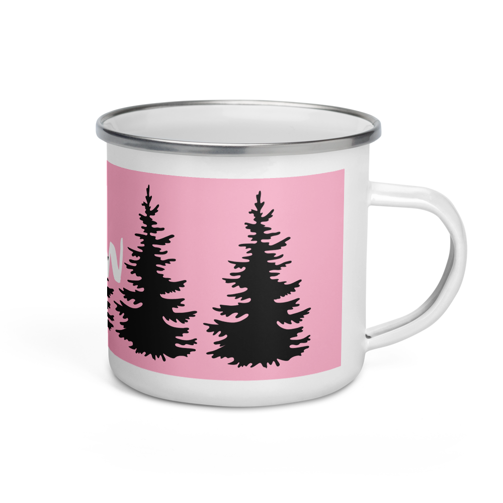 PNW Camping Enamel Mug