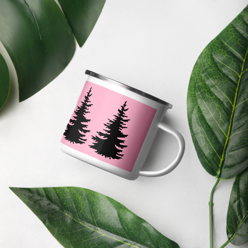 PNW Camping Enamel Mug