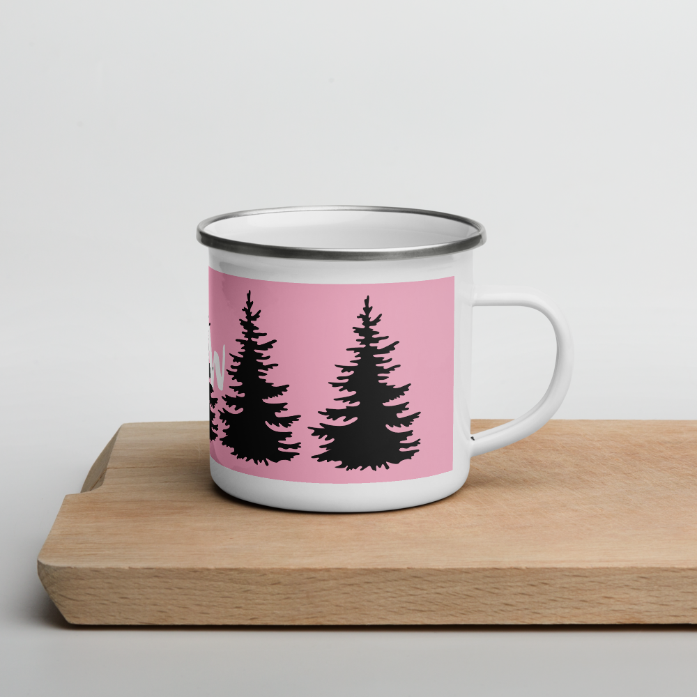 PNW Camping Enamel Mug