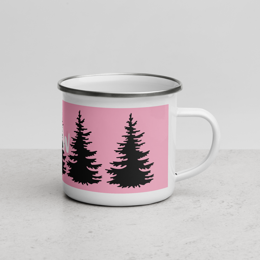 PNW Camping Enamel Mug