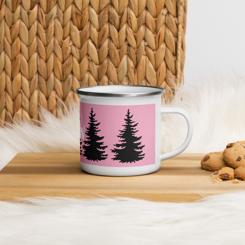 PNW Camping Enamel Mug