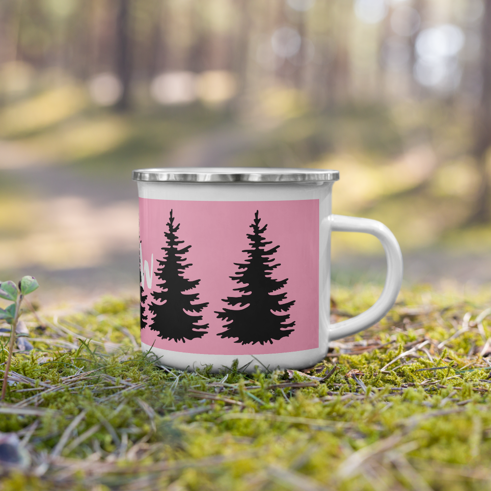 PNW Camping Enamel Mug