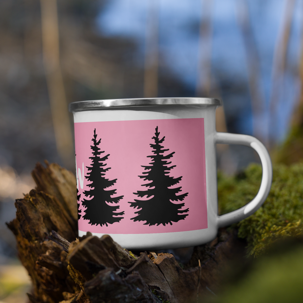 PNW Camping Enamel Mug