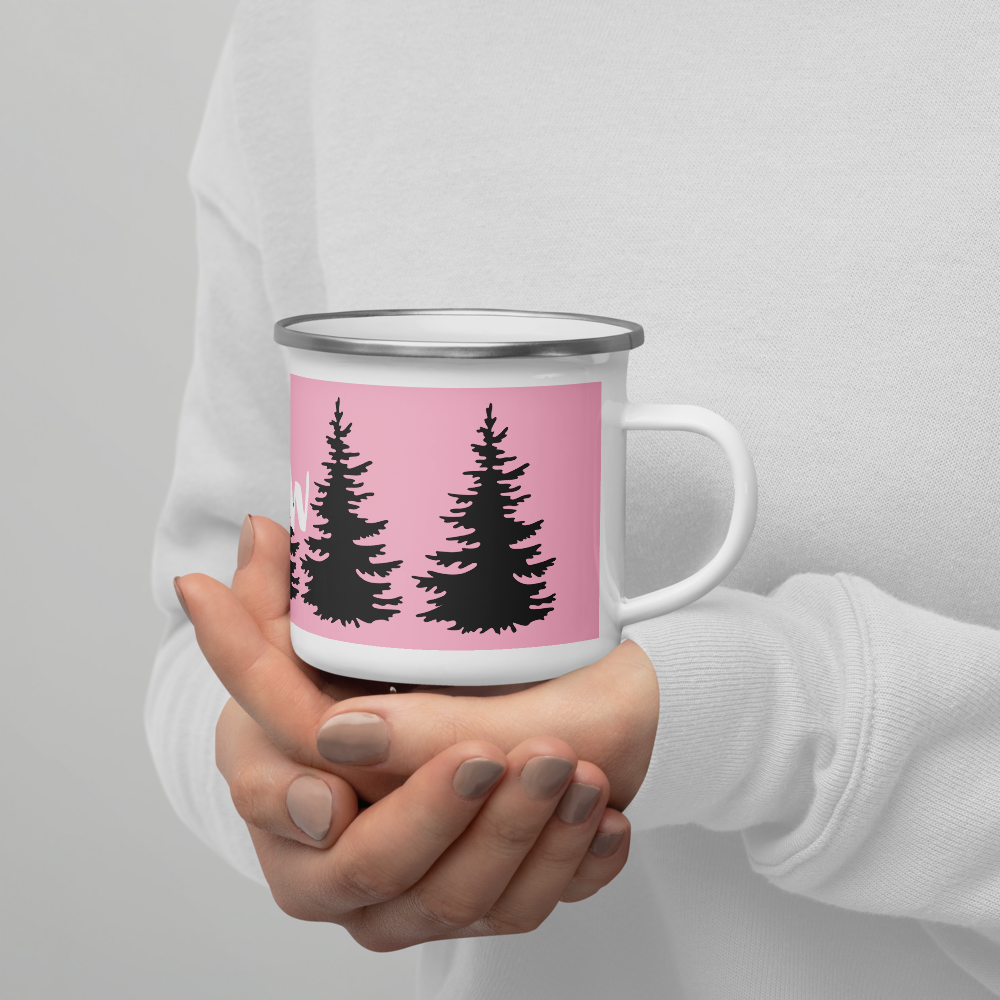 PNW Camping Enamel Mug