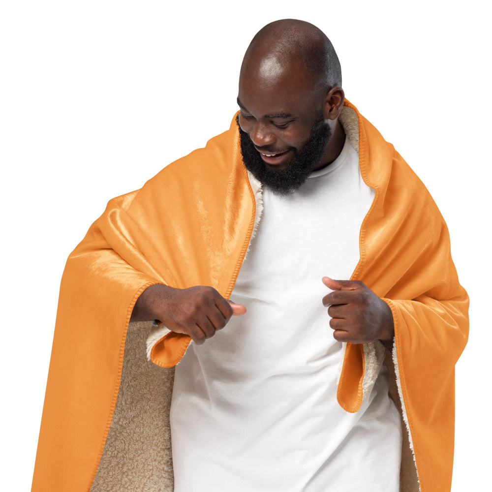 Into The WILD  | ORANGE | Sherpa blanket