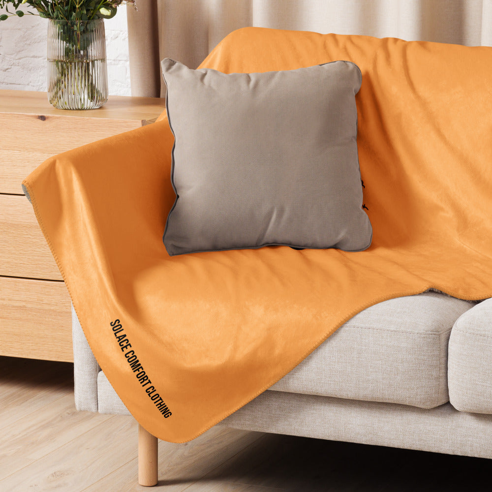 Into The WILD  | ORANGE | Sherpa blanket