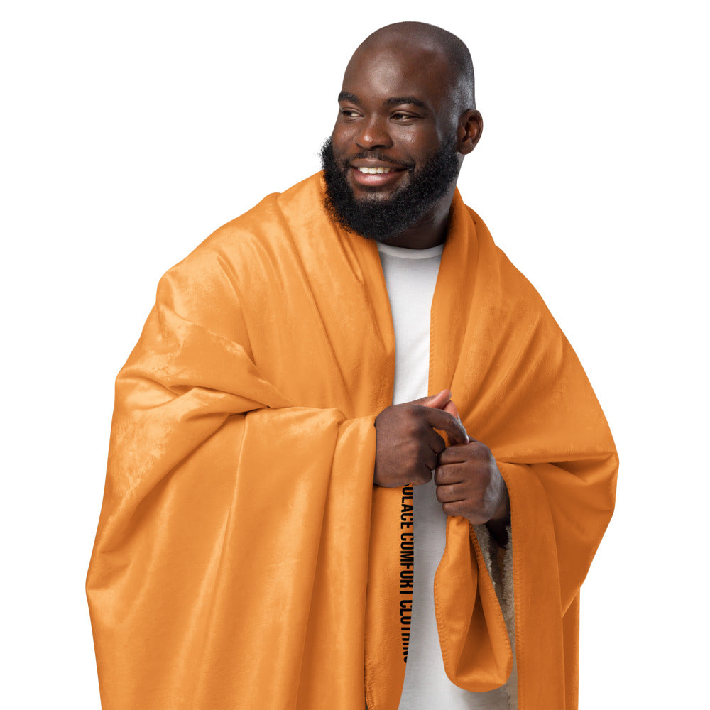 Into The WILD  | ORANGE | Sherpa blanket