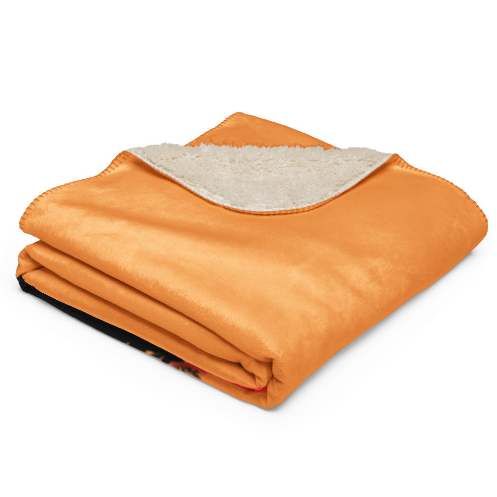 Into The WILD  | ORANGE | Sherpa blanket