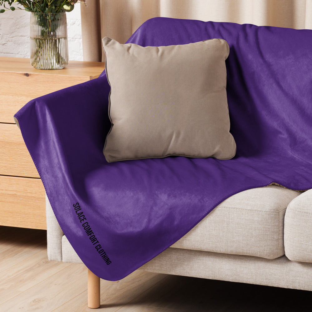 Into The WILD  | PURPLE | Sherpa blanket