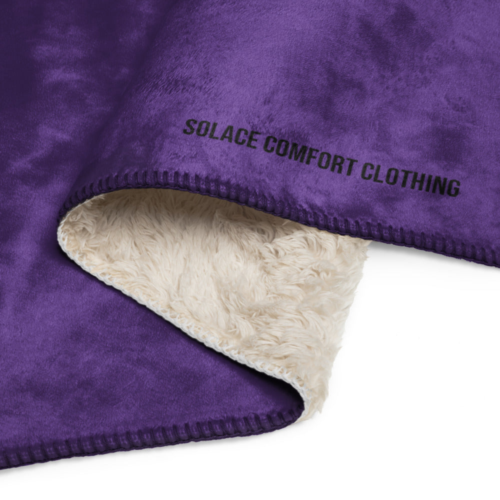 Into The WILD  | PURPLE | Sherpa blanket
