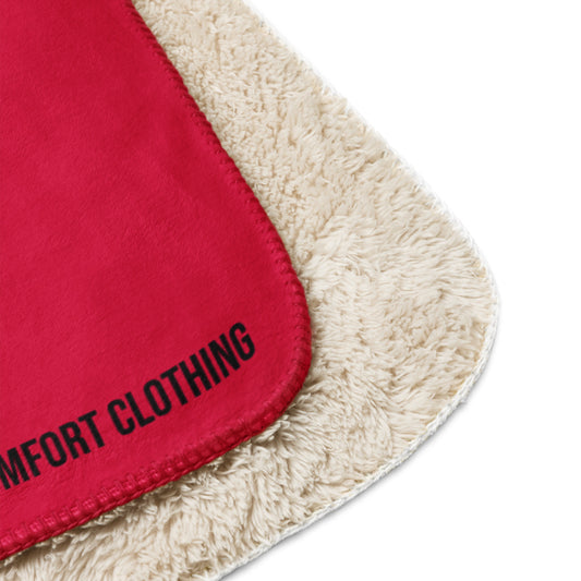 Into The WILD  | RED | Sherpa blanket